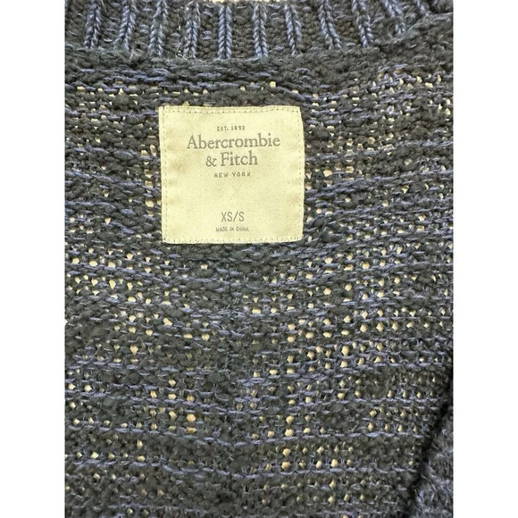 Abercrombie & Fitch Sweater Cardigan Blue Women Size Small S - Picture 3 of 7